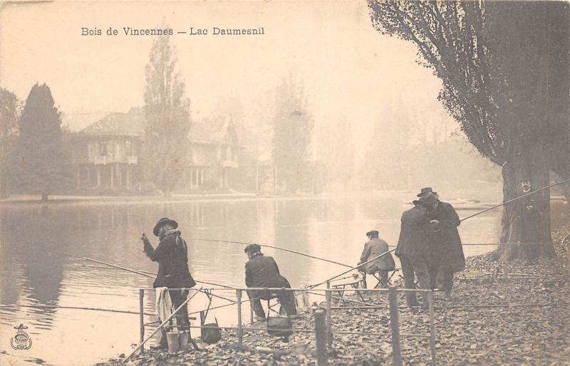 Carte postale ancienne Bois De Vincennes - Lac Daumesnil à Vincennes