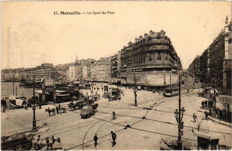 Carte postale ancienne Marseille Quai du Port à Marseille