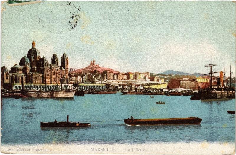 Carte postale ancienne Marseille le Joliette à Marseille