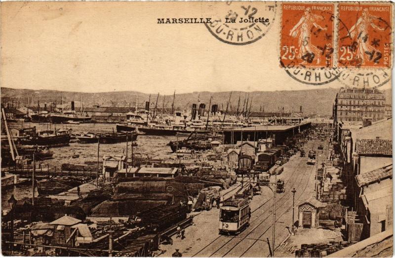 Carte postale ancienne Marseille la Joliette à Marseille