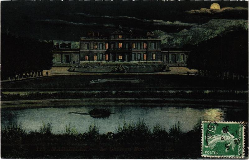 Carte postale ancienne Marseille Chateau Borelly à Marseille