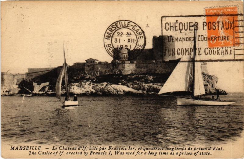 Carte postale ancienne Marseille Chateau d'If à Marseille