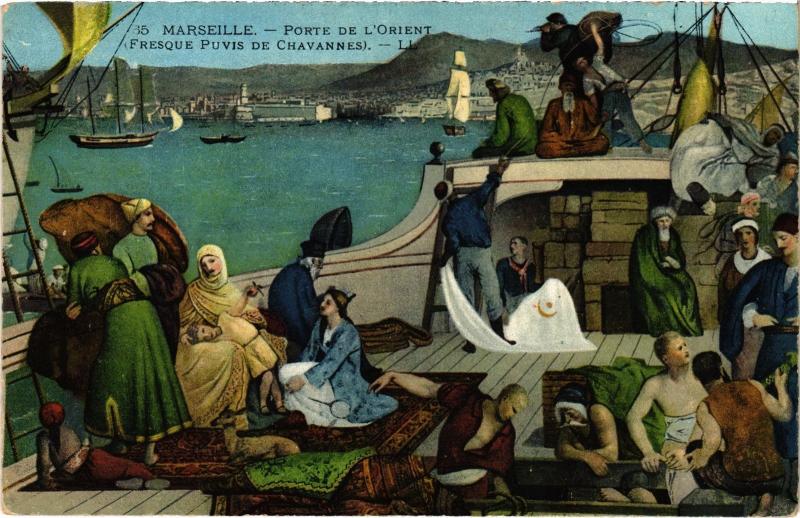 Carte postale ancienne Marseille Porte de l'Orient à Marseille