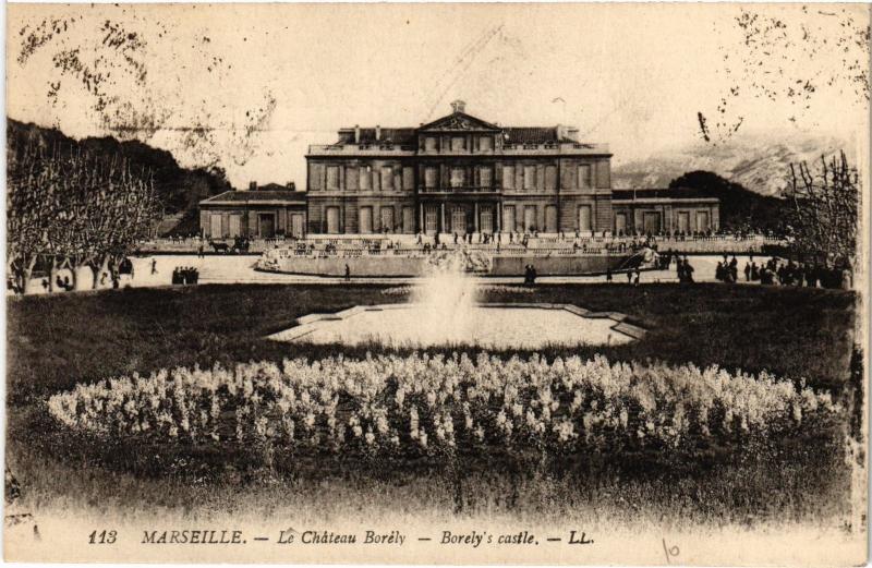 Carte postale ancienne Marseille Chateau Borelly à Marseille