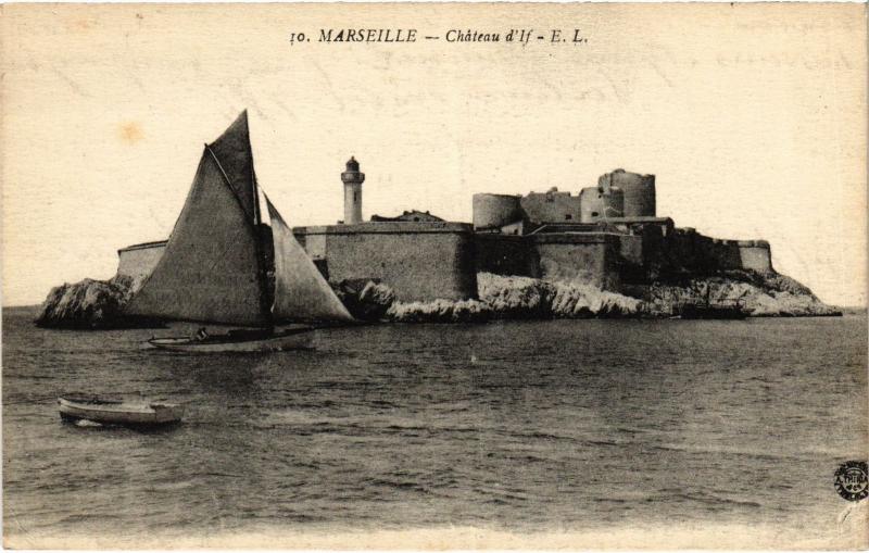 Carte postale ancienne Marseille Chateau d'If à Marseille