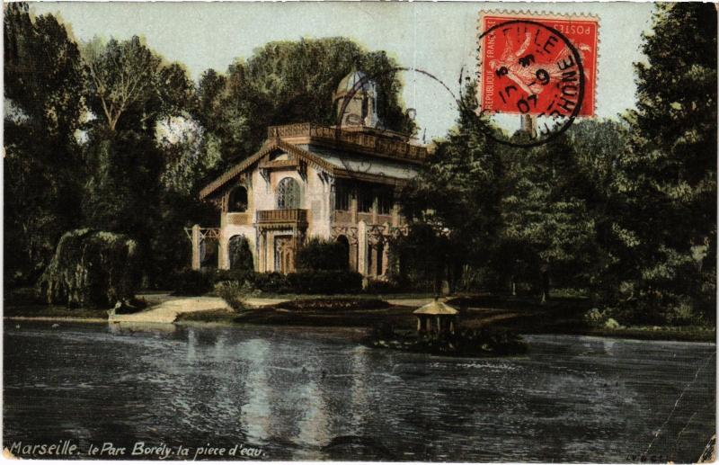 Carte postale ancienne Marseille Parc Borely à Marseille