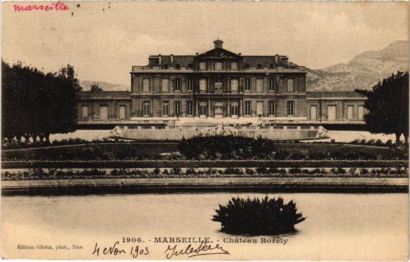 Carte postale ancienne Marseille Chateau Borelly à Marseille