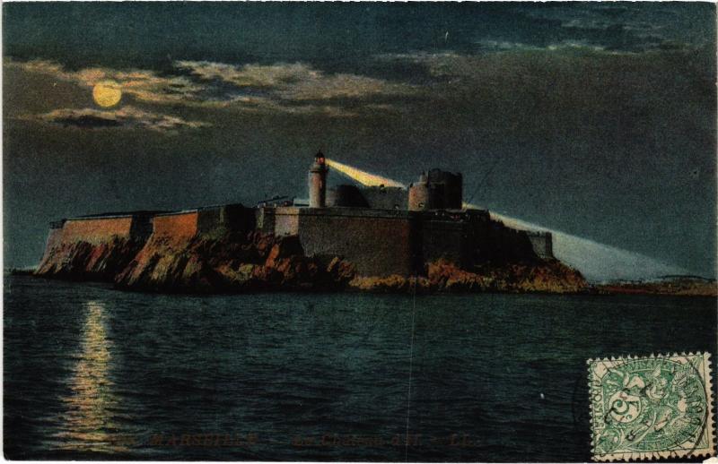 Carte postale ancienne Marseille Chateau d'If à Marseille