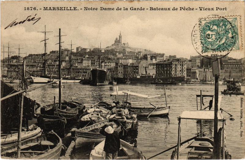 Carte postale ancienne Marseille Notre Dame de la Garde à Marseille