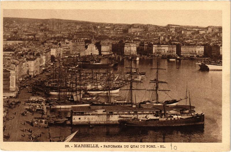 Carte postale ancienne Marseille panorama à Marseille