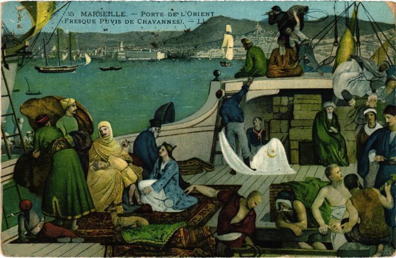 Carte postale ancienne Marseille Porte de l'Orient à Marseille