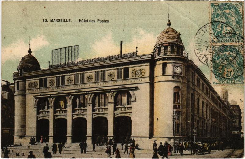 Carte postale ancienne Marseille Hotel à Marseille