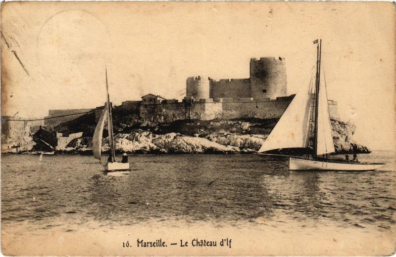 Carte postale ancienne Marseille Chateau d'If à Marseille