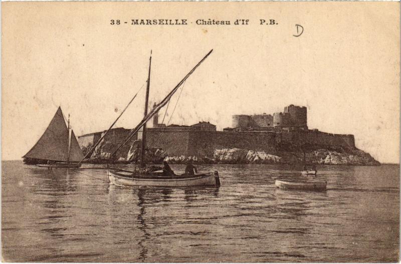 Carte postale ancienne Marseille Chateau d'If à Marseille
