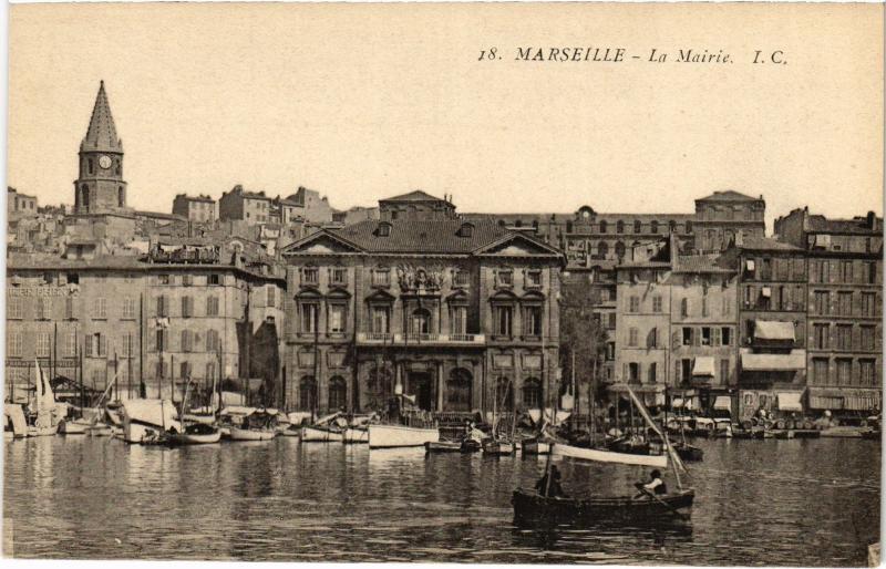 Carte postale ancienne Marseille la Mairie à Marseille