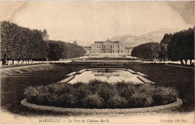 Carte postale ancienne Marseille Parc Borely à Marseille
