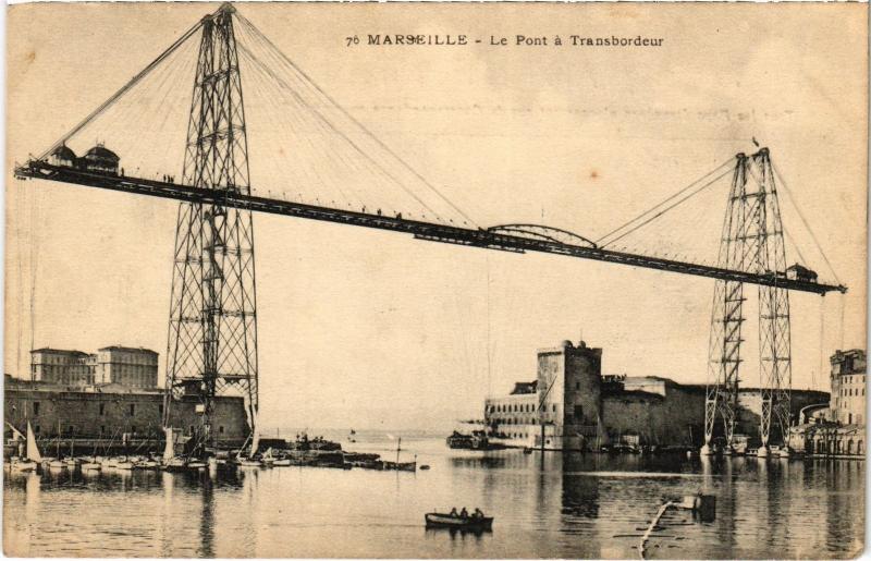 Carte postale ancienne Marseille Pont Transbordeur à Marseille