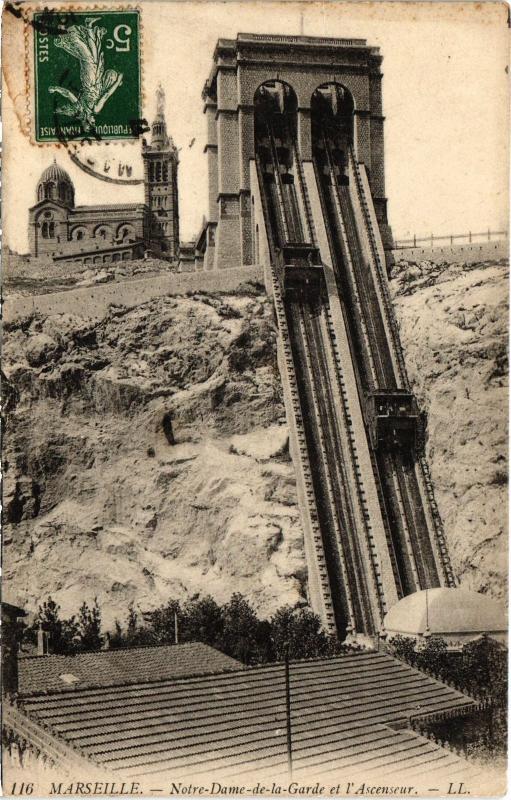 Carte postale ancienne Marseille Notre Dame de la Garde à Marseille