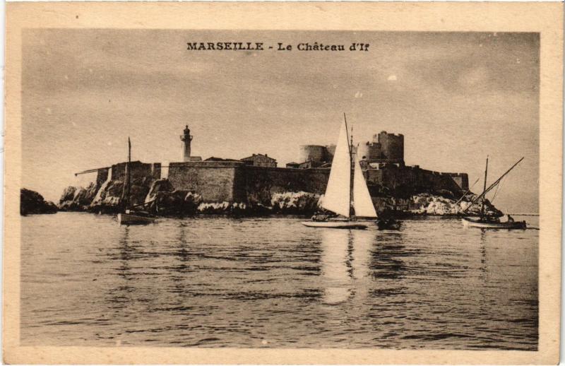 Carte postale ancienne Marseille Chateau d'If à Marseille