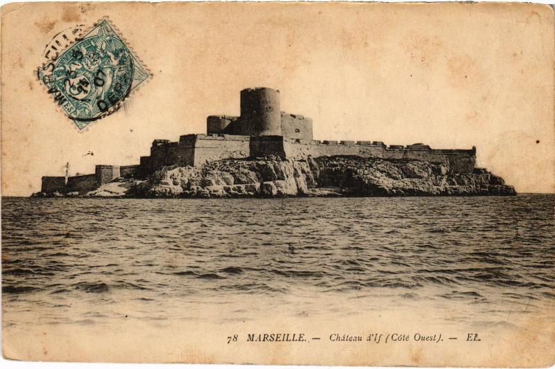 Carte postale ancienne Marseille Chateau d'If à Marseille