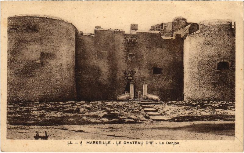Carte postale ancienne Marseille Chateau d'If le Donjon à Marseille