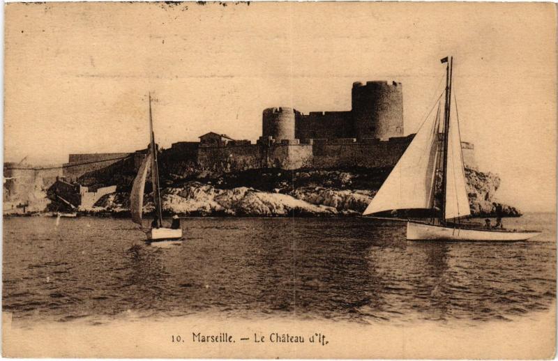 Carte postale ancienne Marseille Chateau d'If à Marseille