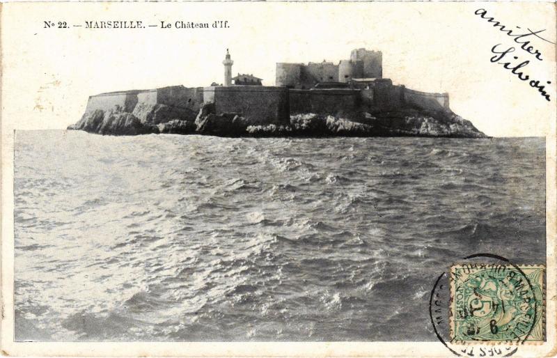 Carte postale ancienne Marseille Chateau d'If à Marseille