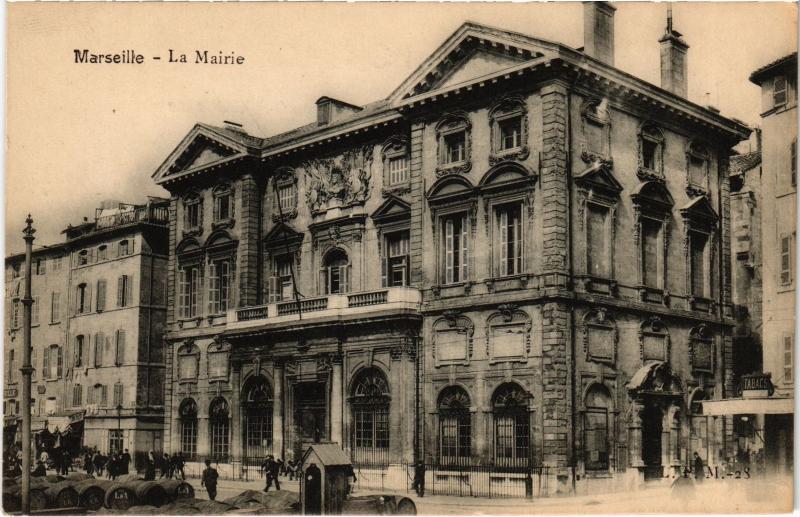 Carte postale ancienne Marseille la Mairie à Marseille