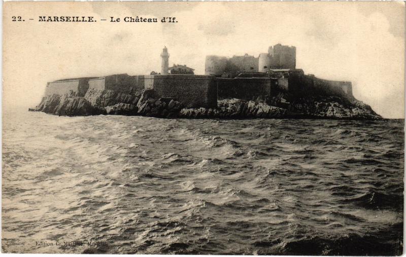 Carte postale ancienne Marseille Chateau d'If à Marseille
