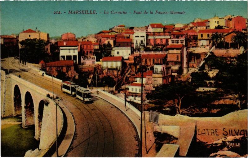 Carte postale ancienne Marseille la Corniche à Marseille