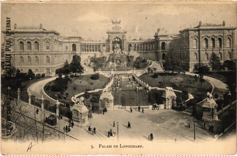 Carte postale ancienne Marseille Jardin Zoologique le lion à Marseille