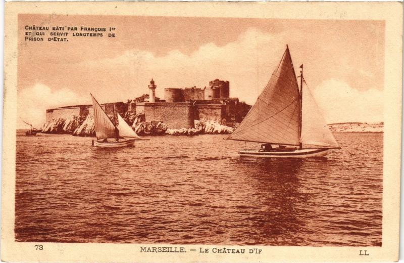 Carte postale ancienne Marseille Chateau d'If à Marseille