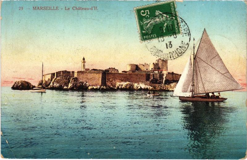 Carte postale ancienne Marseille Chateau d'If à Marseille