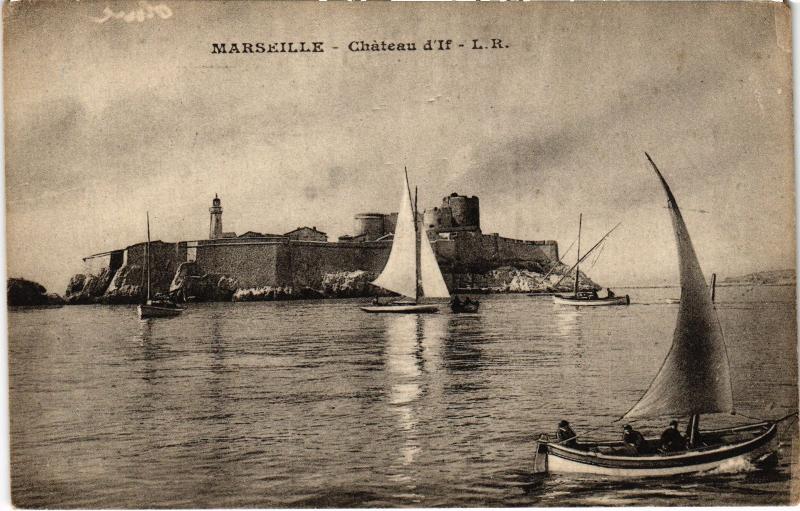 Carte postale ancienne Marseille Chateau d'If à Marseille