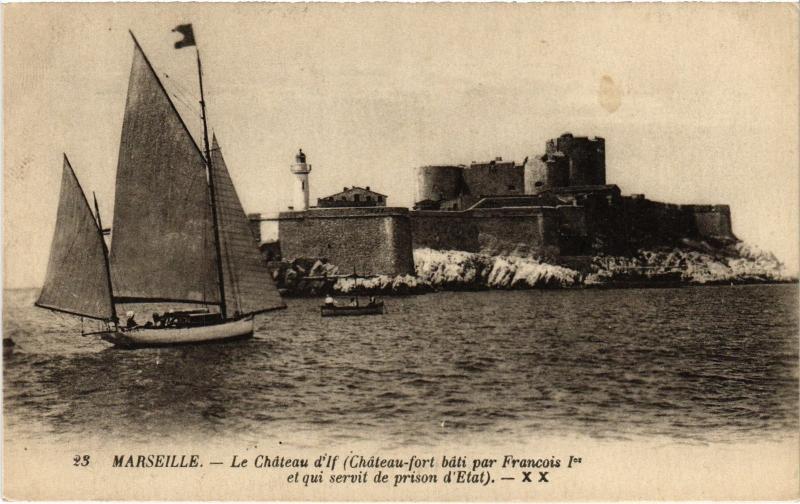 Carte postale ancienne Marseille Chateau d'If à Marseille