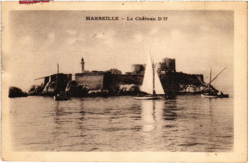 Carte postale ancienne Marseille Chateau d'If à Marseille