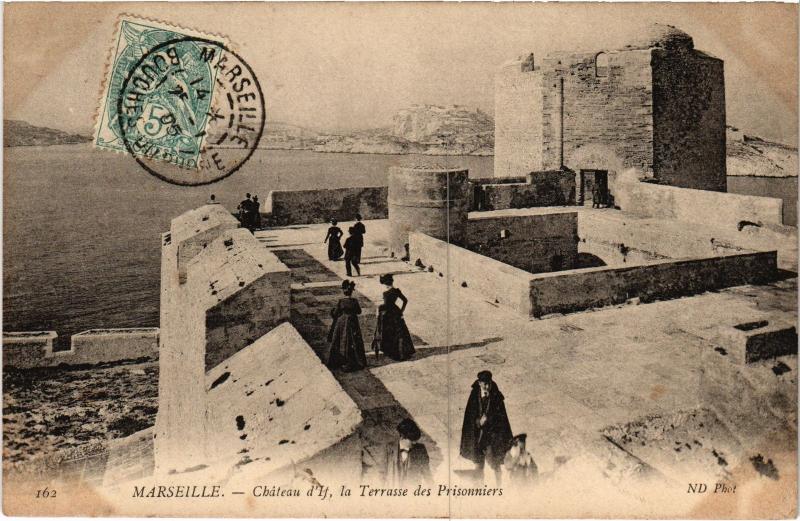 Carte postale ancienne Marseille Chateaz la terrasse à Marseille