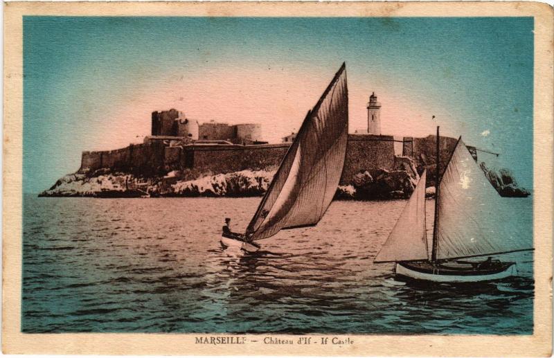 Carte postale ancienne Marseille Chateau d'If à Marseille