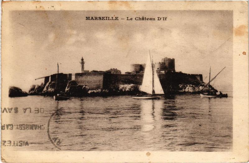 Carte postale ancienne Marseille Chateau d'If à Marseille