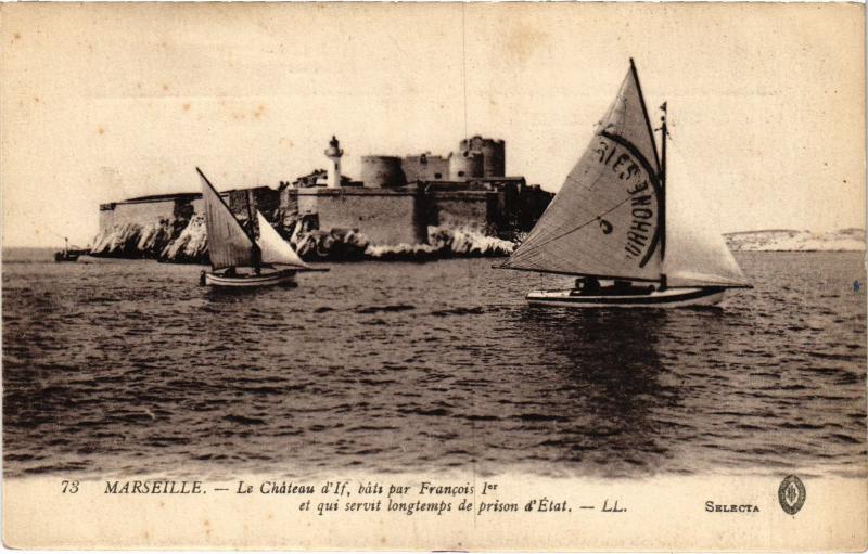Carte postale ancienne Marseille Chateau d'If à Marseille