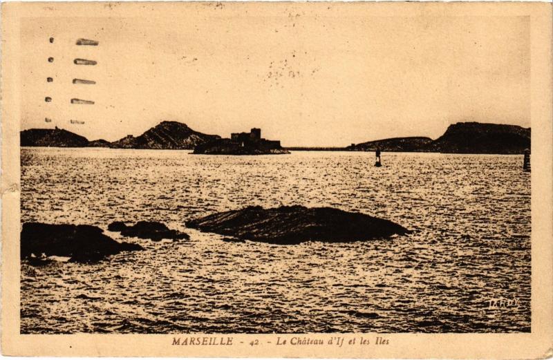 Carte postale ancienne Marseille Chateau d'If à Marseille