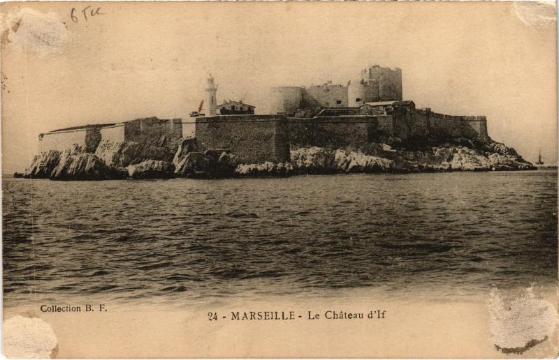 Carte postale ancienne Marseille Chateau d'If à Marseille