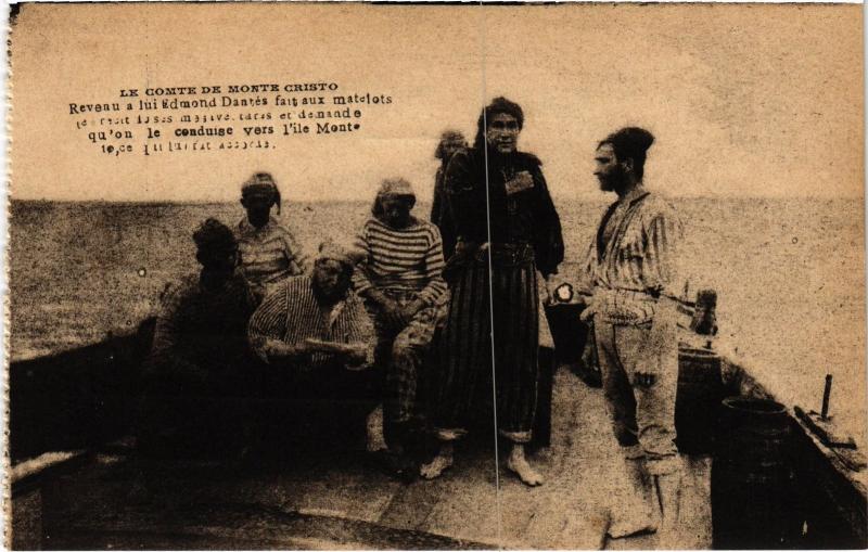 Carte postale ancienne Marseille Reveau a lui Edmond Dantes à Marseille