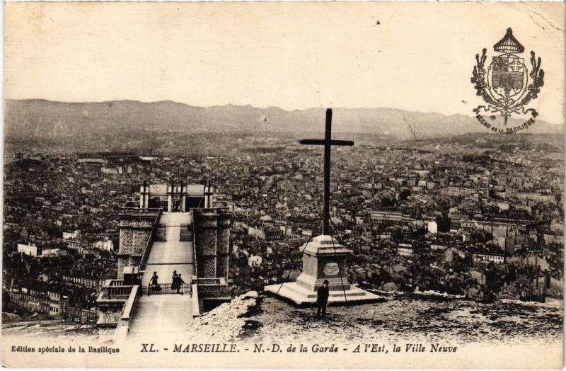 Carte postale ancienne Marseille Notre Dame de la Garde à Marseille