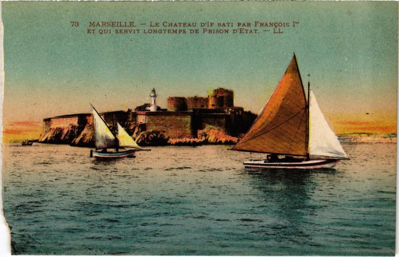 Carte postale ancienne Marseille Chateau d'If à Marseille