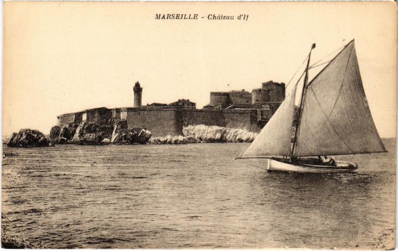 Carte postale ancienne Marseille Chateau d'If à Marseille