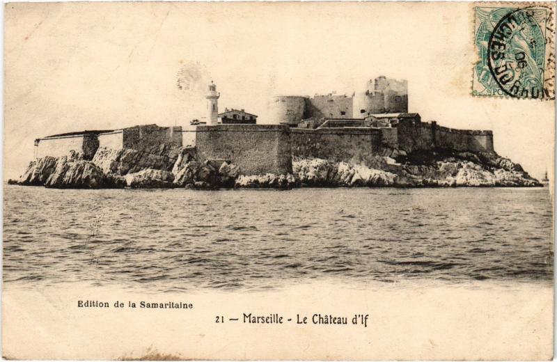 Carte postale ancienne Marseille Chateau d'If à Marseille