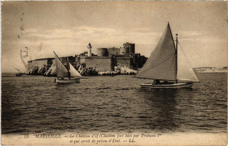 Carte postale ancienne Marseille Chateau d'If à Marseille