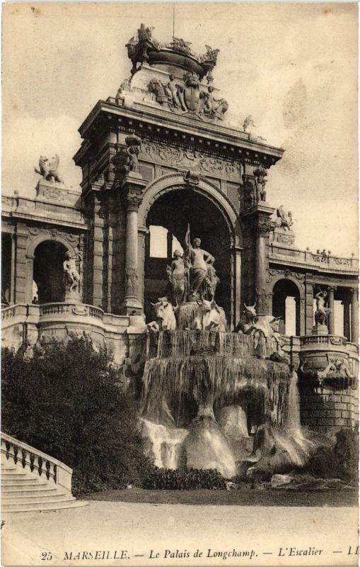Carte postale ancienne Marseille Chateau Longchamp à Marseille
