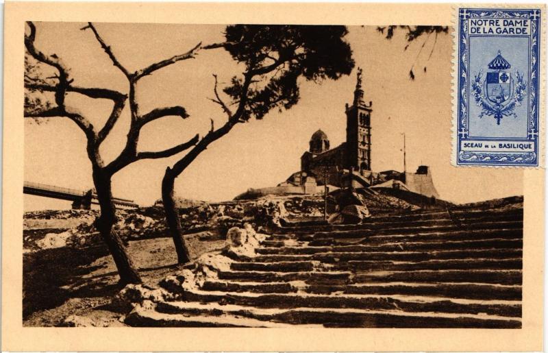 Carte postale ancienne Marseille Notre Dame de la Garde à Marseille